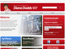 Tablet Screenshot of dianedodds.co.uk